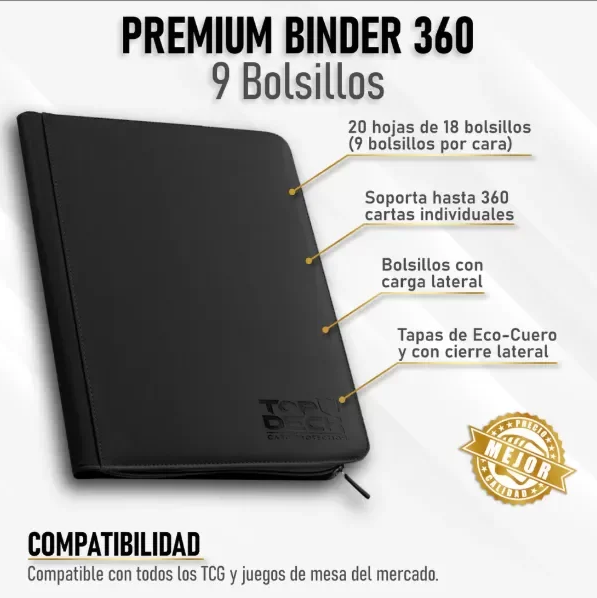 Carpeta Premium TD 360 Negro
