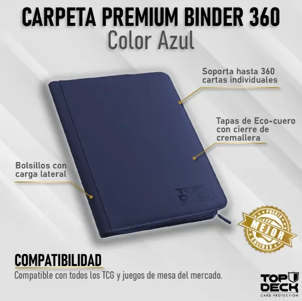 Carpeta Premium TD 360 Azul