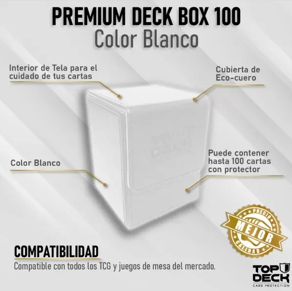 Deck Box "Premium 100" Blanco